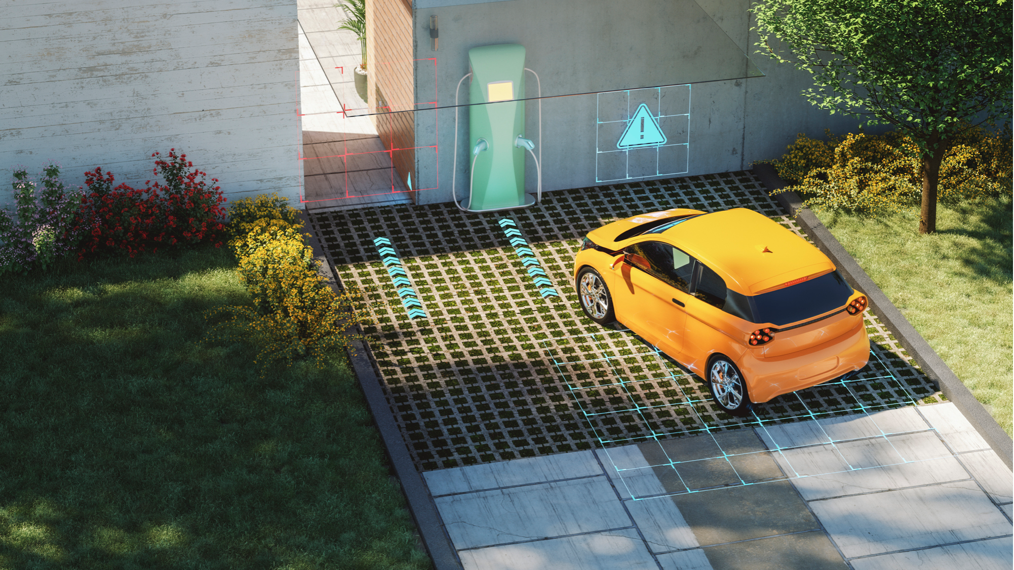 Modern smart living room showcasing buildSmartt automation technology