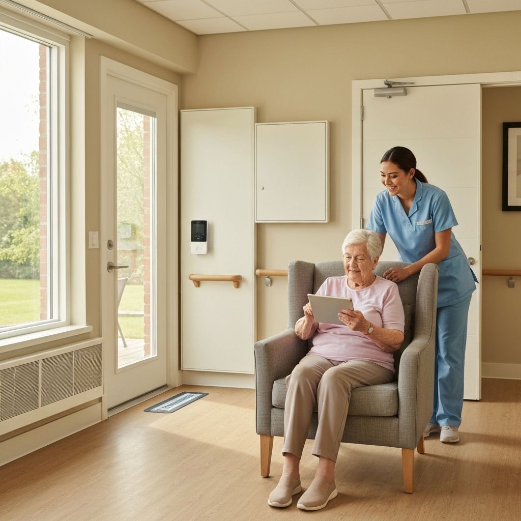 Assisted living facility with smart accessibility technology